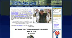 Desktop Screenshot of laketalquinlodge.com